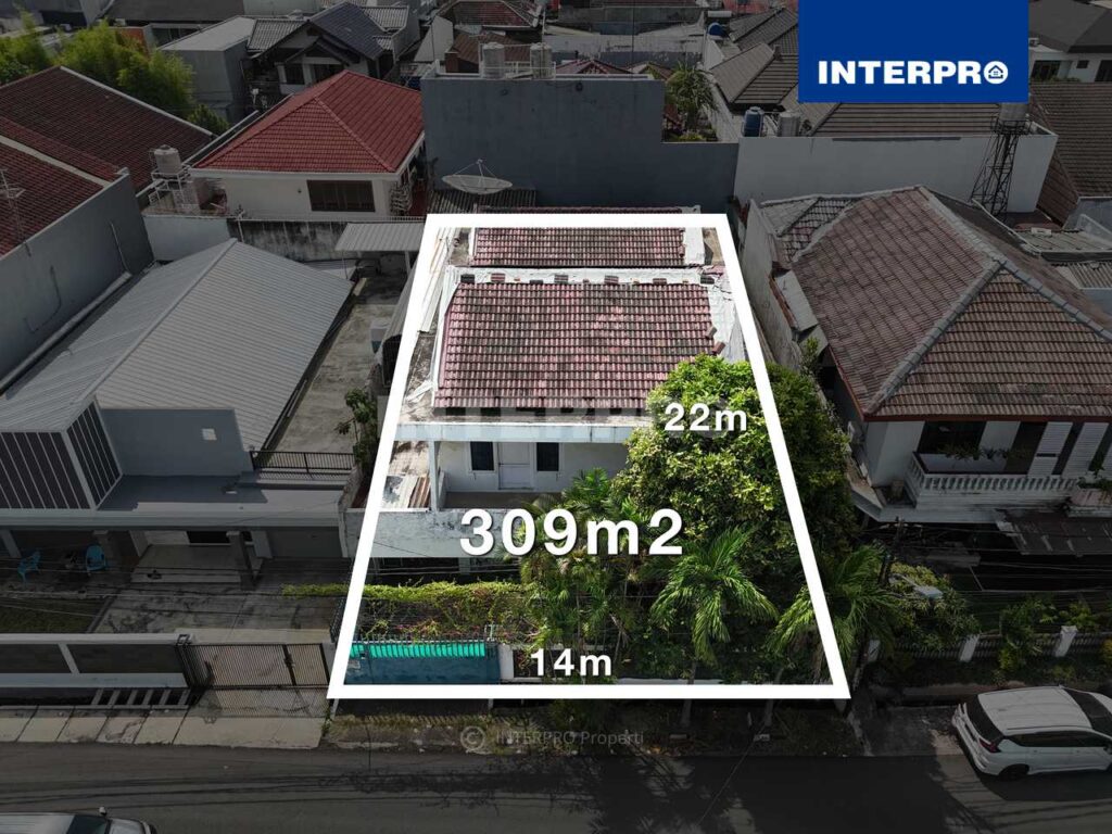 Rumah Dijual Kemanggisan Utama Luas 309m2