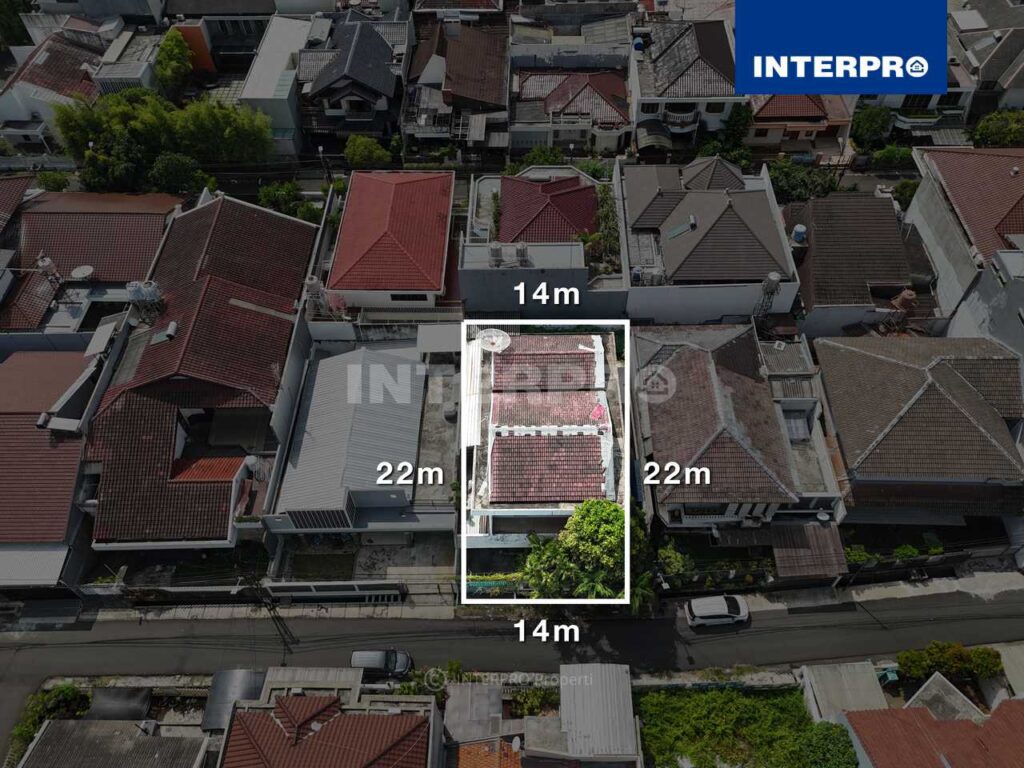 Rumah Dijual Kemanggisan Utama Luas 309m2