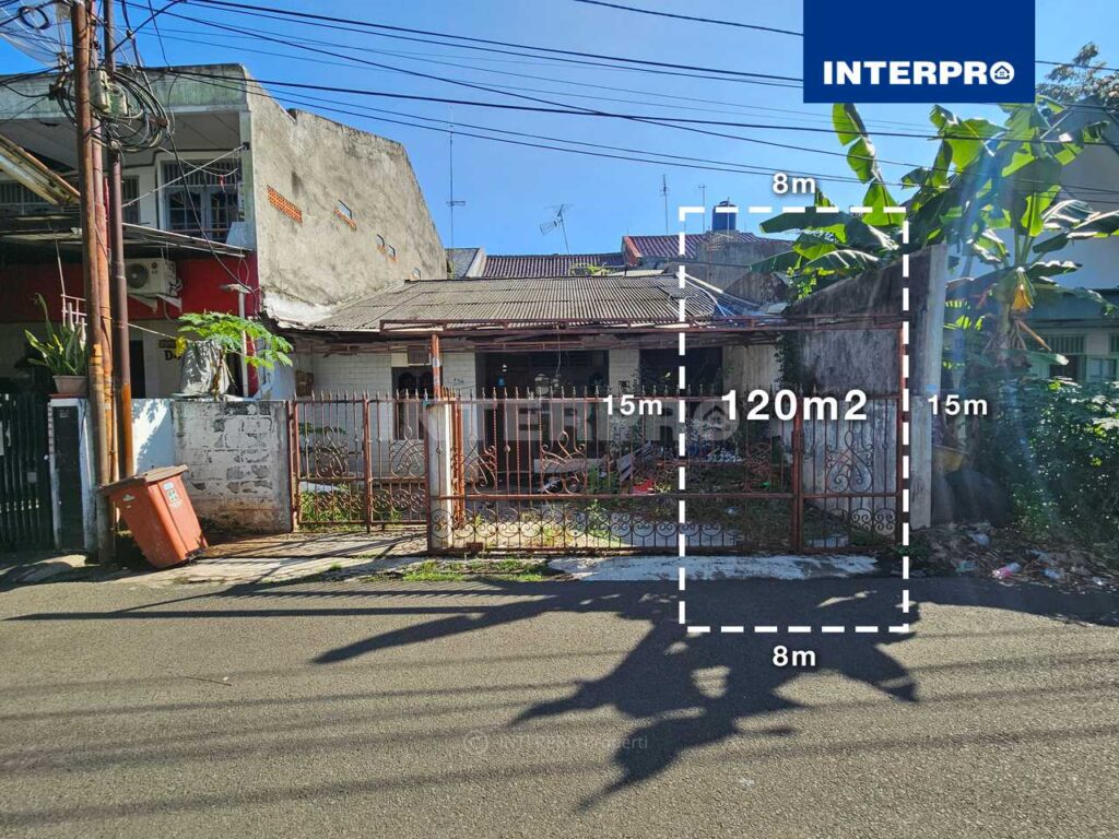 Rumah Dijual Puri Indah 120m2 Hitung Tanah