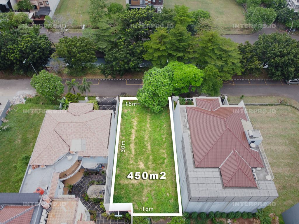 Kavling Dijual Taman Permata Buana Luas Tanah 450m2